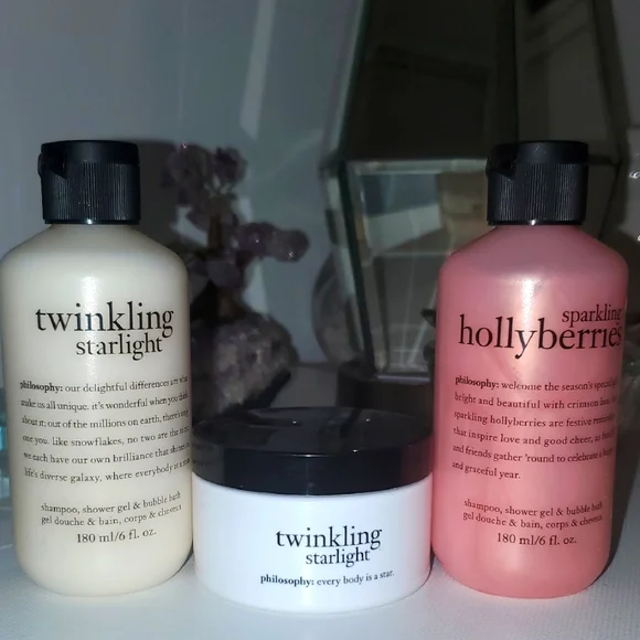 NEW Philosophy Shower Gels Boddy Souffle Bundle 3 pcs - Picture 1 of 4